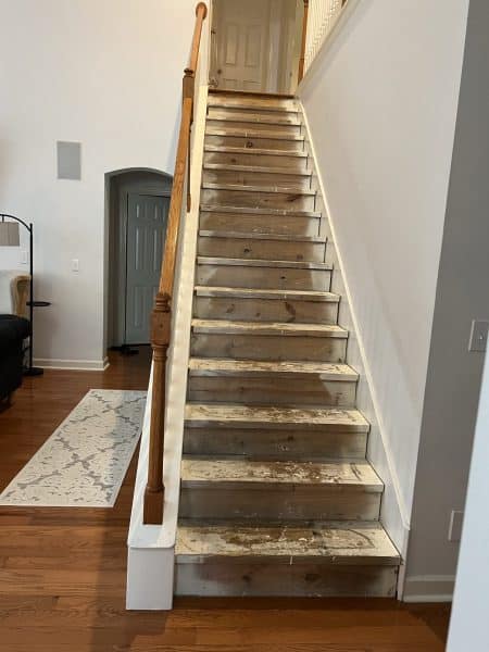 Staircase Renovation Before and After