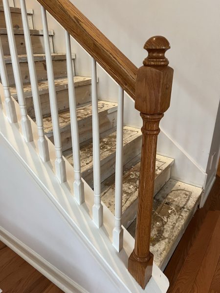 Staircase Renovation Before and After