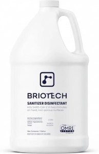 Hypochlorous acid disinfectant spray refill bottle for non-toxic cleaning and sanitizing surfaces