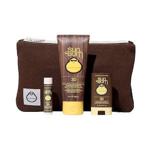 Travel skincare essentials by Sun Bum for summer trips and vacations. Perfect for protecting skin du.