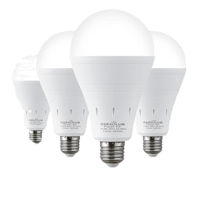 an image of 4 Pack Rechargeable Emergency Light Bulbs