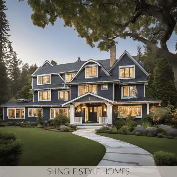 Shingle Style Homes:These homes often feature the charm of traditional architecture but blend seamlessly with modern updates. A transitional shingle style home might maintain its iconic cedar exterior but have a more contemporary, minimal interior layout.