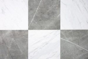 peel and stick checkerboard floor tiles gray and white