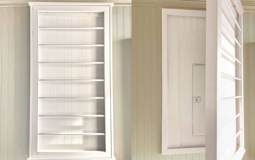 How to Hide Your Electrical Panel or Fuse Box
