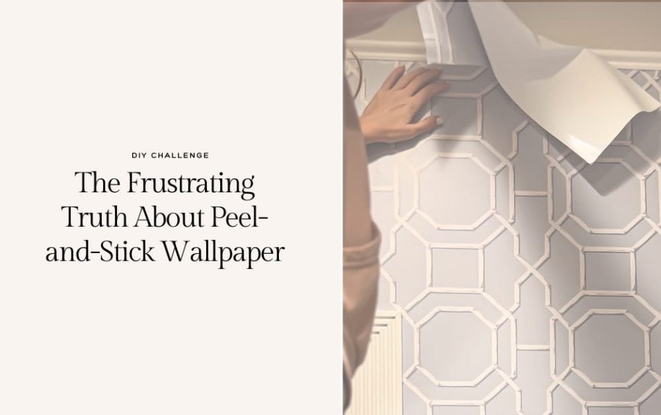 Peel and Stick Wallpaper Tips to Avoid Frustration - ON MAPLE LANE
