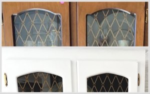 an image of updating the arches to modernize the shape and paint