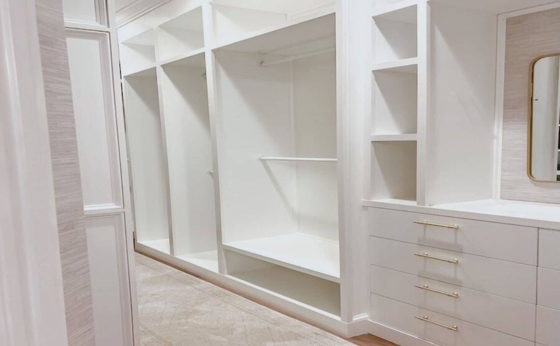 How We Renovated Our Narrow Walk-In Closet on a Budget