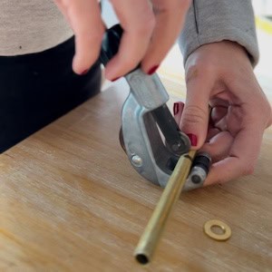 cutting threaded pipe with a pipe cutter