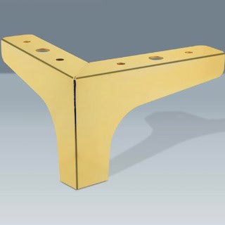 Brass furniture legs