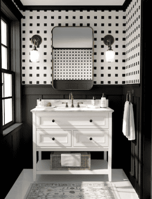 Black-and-White-Wallpaper-Peel-and-Stick-Wallpaper-Removable-Wallpaper-Traditional-Wallpaper-Unpasted-Paper-Neutral-Wallpaper