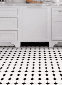black and white peel and stick tiles