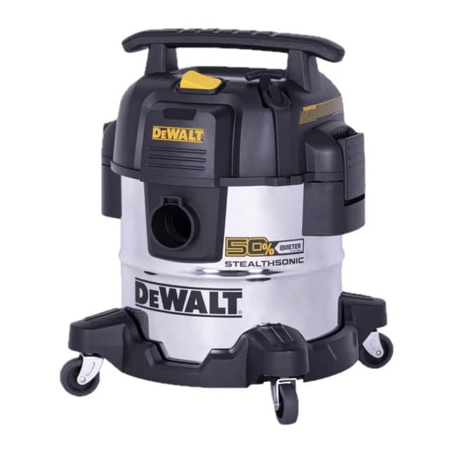 DEWALT 5-gallon STEALTHSONIC quiet shop vac Black Friday sale for home and workshop cleanup