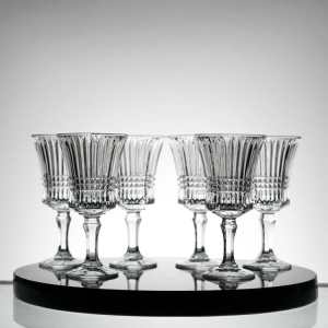 Vintage gold rimmed glassware