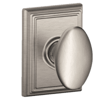 Classic Schlage Siena nickel interior door knob dupe for the Grandeur knob.