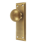 Vintage-inspired Toptotoo dummy interior door knob dupe for the Nostalgic Warehouse knob.