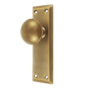 Vintage-inspired Toptotoo dummy interior door knob dupe for the Nostalgic Warehouse knob.