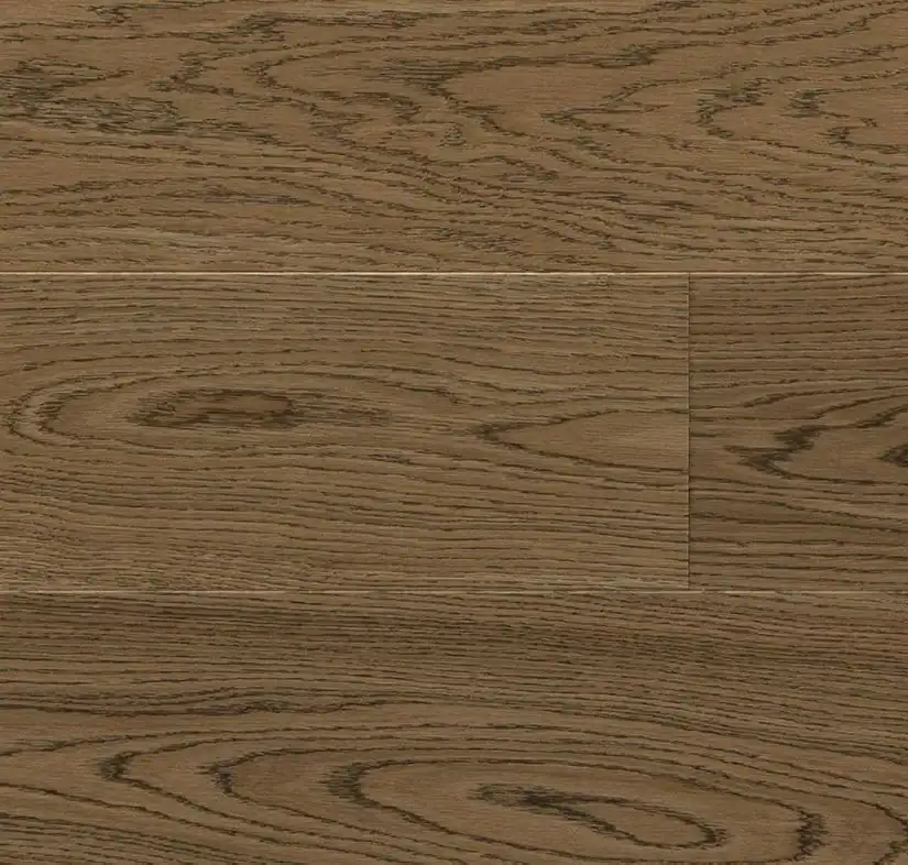 Havwoods Areana 13-1 hardwood flooring sample featuring a neutral brown finish and subtle European oak grain.