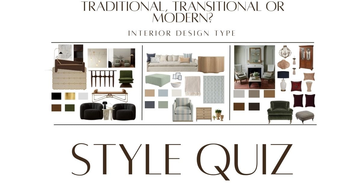 quiz results for what is my interior design style