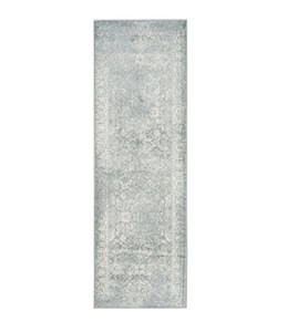 seafood and white runner rug