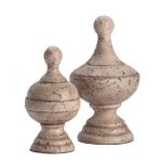 wood finial sculpture