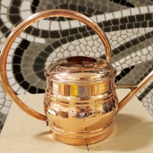 copper watering can for indoor and outdoor plant watering