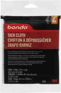 bondo tack cloth for refinishing furniture