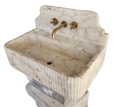 Calacatta Gold Marble Sink