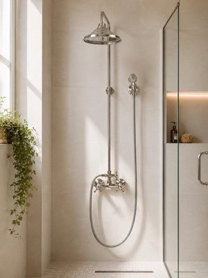 Moroccan Silver Shower System