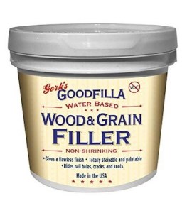 water-based wood filler best for gel stains